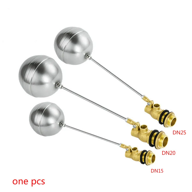 Шаровой клапан поплавкового типа DN15 DN20 DN25 DN32 DN40 DN50 плавающий резервуар клапан из нержавеющей стали шаровой поплавковый клапан латунный корпус