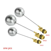 Шаровой клапан поплавкового типа DN15 DN20 DN25 DN32 DN40 DN50 плавающий резервуар клапан из нержавеющей стали шаровой поплавковый клапан латунный корпус