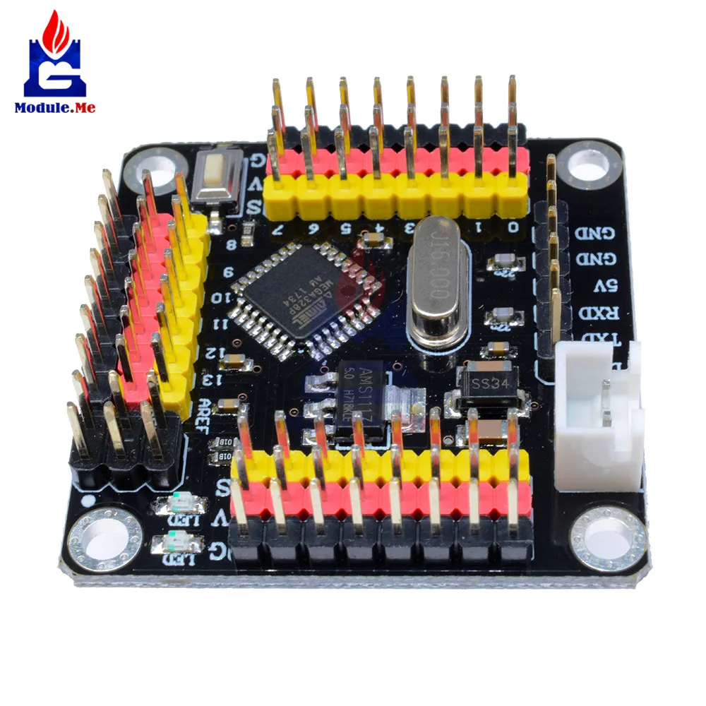 DM сильная серия Atmega328 модуль контроллера Pro Mini 5 в 16 МГц плата 5 В для Arduino Atmega328p микроконтроллер Diy Kit I/O контакты