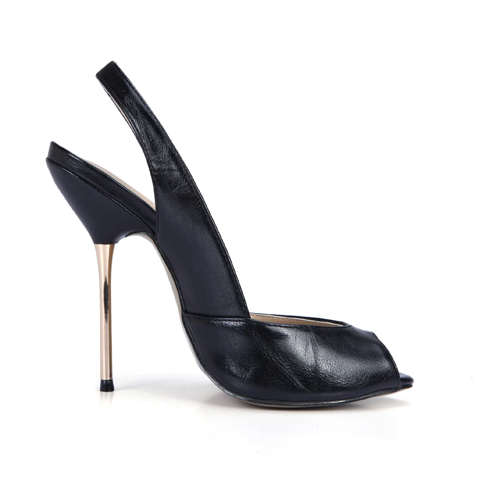 CHMILE CHAU/пикантные женские модельные туфли-лодочки для вечеринок; женские туфли с открытым носком на шпильке с ремешком на пятке; Escarpins Talons Femmes; 3845-g11