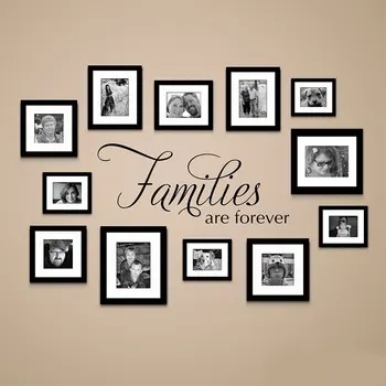 

Families Are Forever Quote Decal Vinyl Art Home Decor For Living Room Family Wall Sticker Removable Text Mural Modern 3223