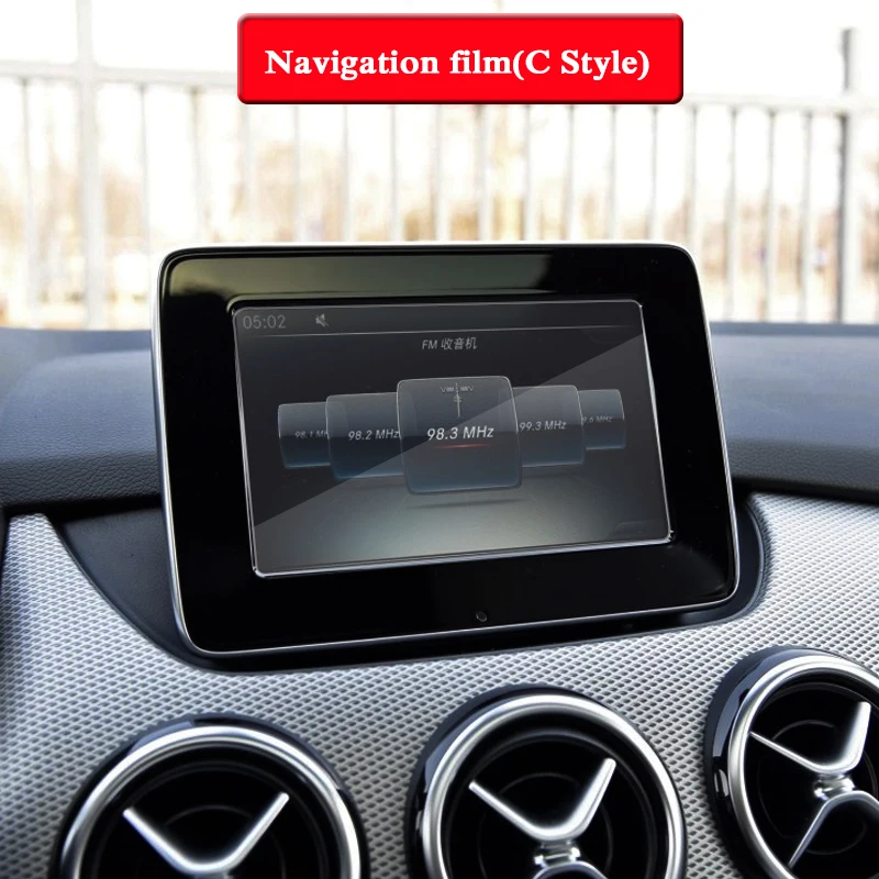 Для Mercedes Benz B-Class W246 2013-Н. В. Автомобильный Стайлинг gps навигационный экран Стеклянная защитная пленка приборная панель дисплей для автомобиля