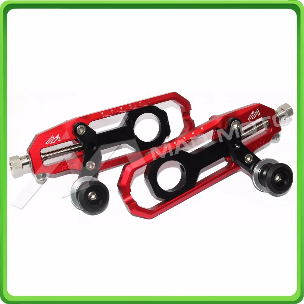 Motorcycle Chain Tensioner Adjuster with spool fit for Suzuki GSXR 600 GSX R 750 2011 2012 2013