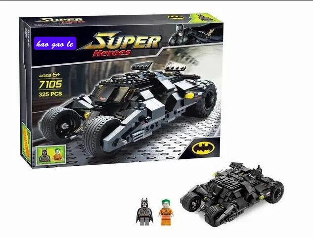Baby Toys 7105 Building Blocks Super Heroes cars Batman 