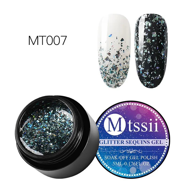 Mtssii блеск для губ Хамелеон Гель-лак UV Soak Off Nail Art Лак Стойкий цвет покрытие живопись гель 5 мл гель для ногтей с блестками лак - Цвет: S03065