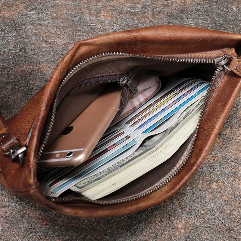 Ретро Браслет сумка последние для женщин клатч сумки ручной работы пояса из натуральной кожи кошелек с карман для сотового телефона унисекс