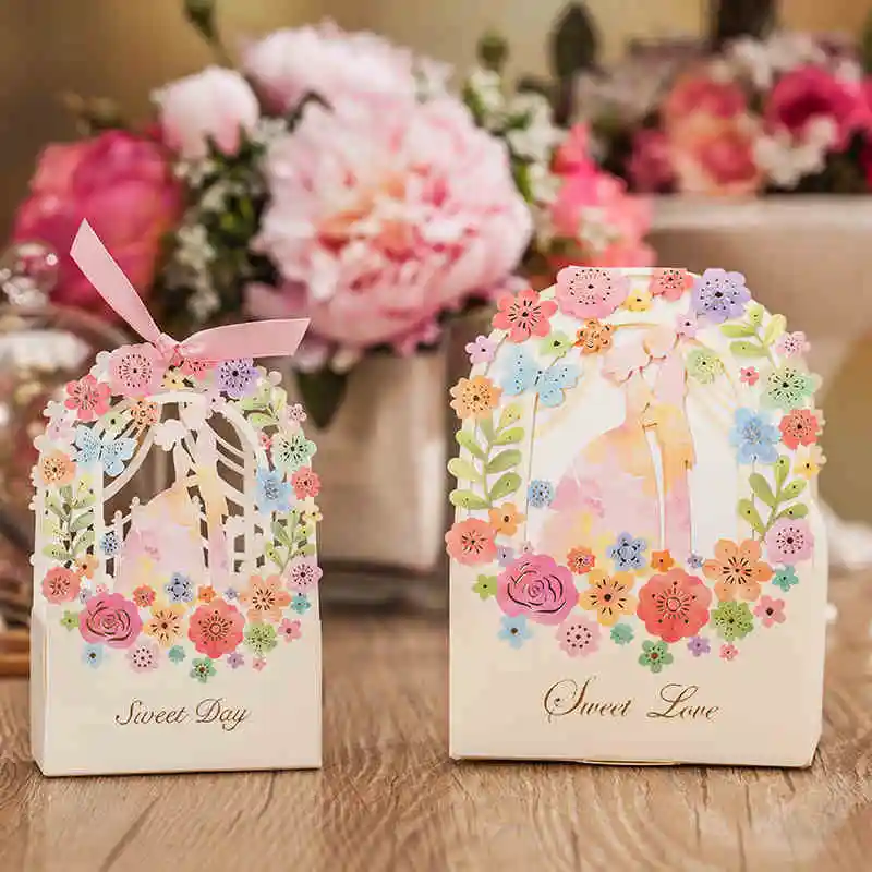 Buy 150 X Europe Rustic Floral Favor Gift