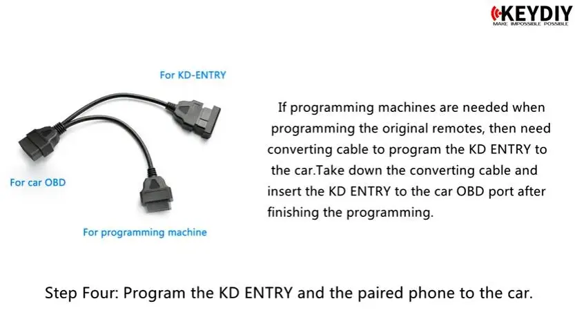 KEYDIY KD OBD вход для смартфонов в автомобиль пульты вход без провода не требуется английская версия
