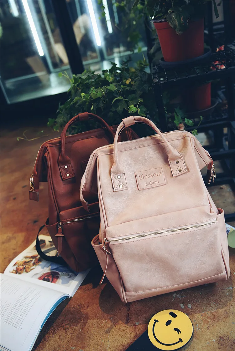 Fashion Mummy Diaper Bag Backpack Leather Waterproof Maternity Nappy Bag Large Capacity Travel Mother Handbag For Mom Baby Care (41)