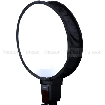 

Easy-fold Round Mini Flash Softbox Diffuser Reflector for Nikon SB910 SB900 SB800SB700 SB600 SB80DX SB28 SB26 SB24 Speedlight