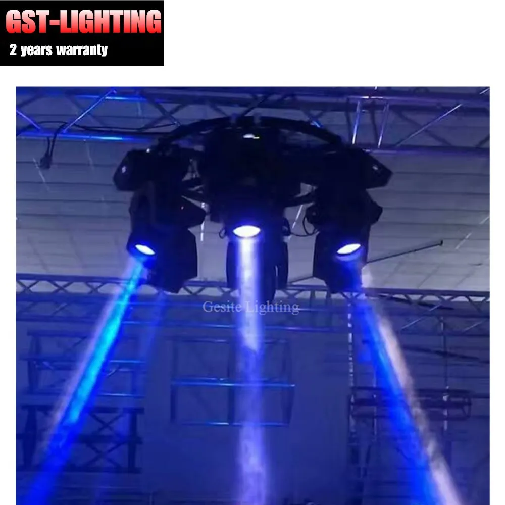 DMX 512 круглая ферма с алюминиевым вращающимся освещением|Эффект освещения сцены| |