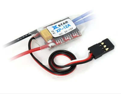 1 шт. 8G 12A бесщеточный ESC 1-3s аккумулятор односторонний электрический регулятор