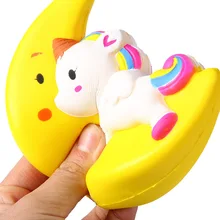 SKFC эластичная искусственная кожа для сжимания медленно распрямляющаяся Ароматизированная Луна лошадь игрушка для снятия стресса Новинка