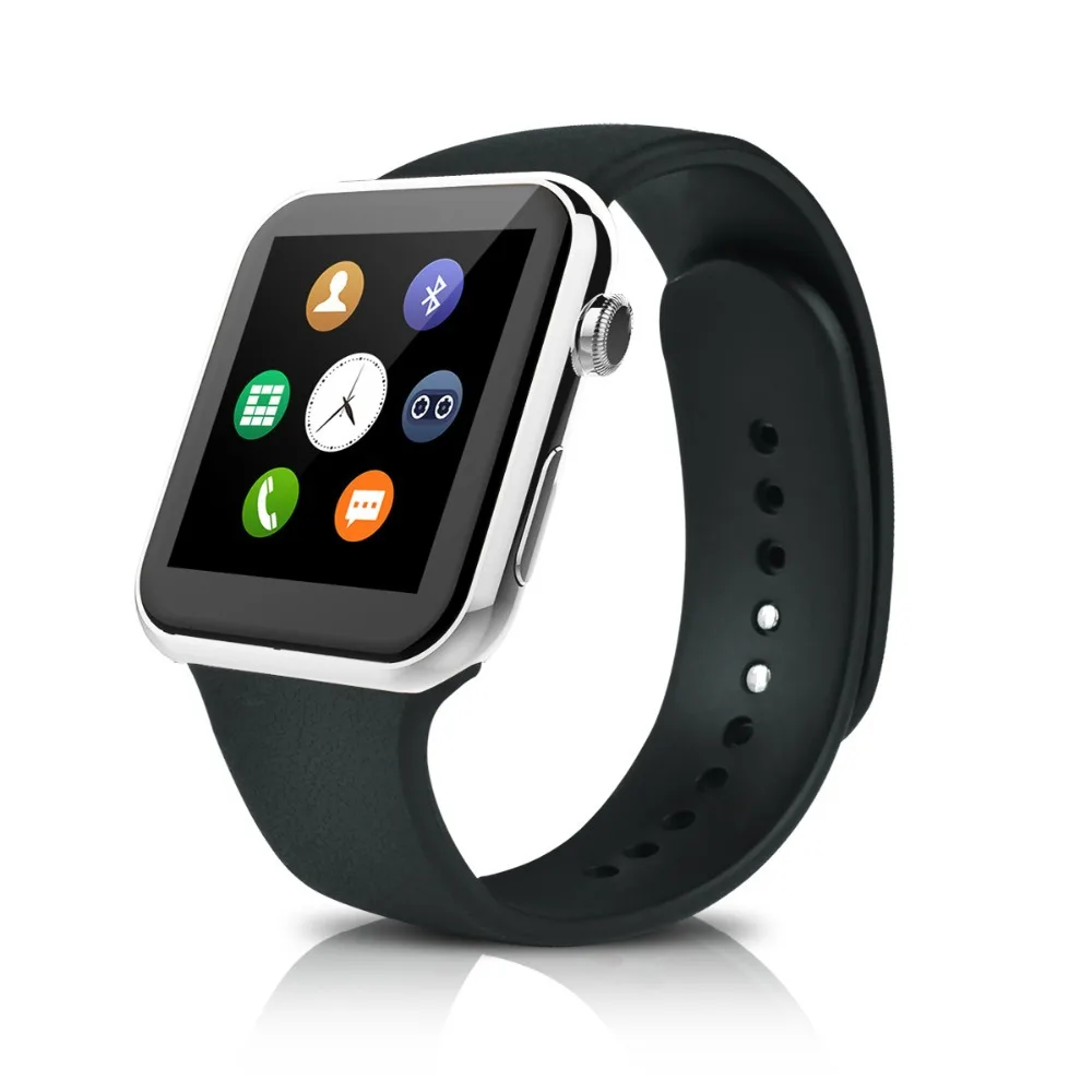 2015 New font b Smartwatch b font A9 Bluetooth Smart watch for Apple iPhone Samsung Android