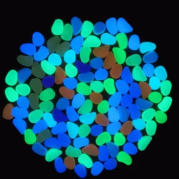 

Nicrew 10Pcs Nice Glow in the Dark Pebbles Artificial Luminous Stone Walkway Aquarium Accessories Fish Tank Decor free shipping