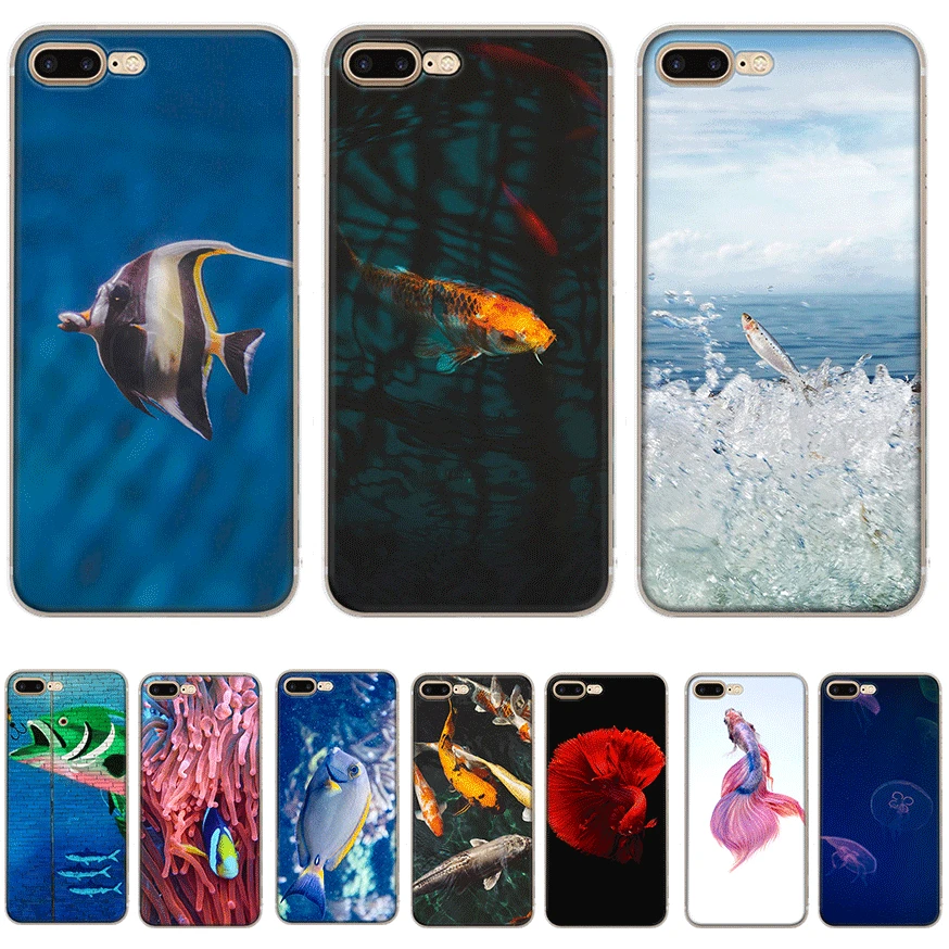 Чехол для мобильного телефона Desxz Fish iPhone 6 6s 7 8 Plus 11 Pro X XS Max 5 5S SE |