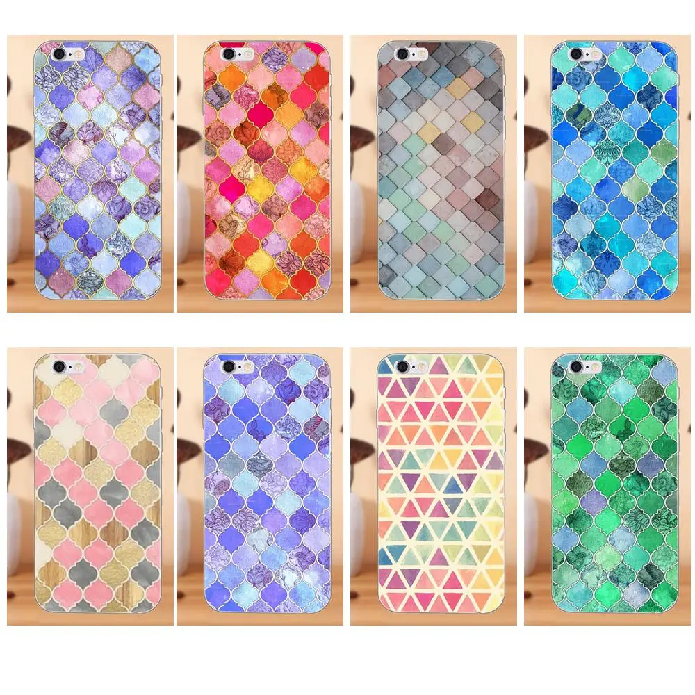 Rainbow Pastel Watercolor Moroccan Soft Design For Sony Xperia Z Z1 Z2
