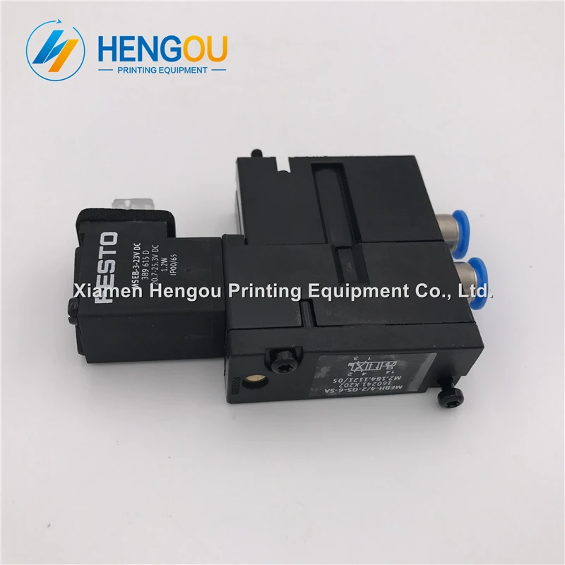 

2 Pieces Imported M2.184.1121 Hengoucn Solenoid Valve MEBH-4/2-QS-6-SA, M2.184.1121/05 SM52 SM74 SM102 Printing Machine Parts