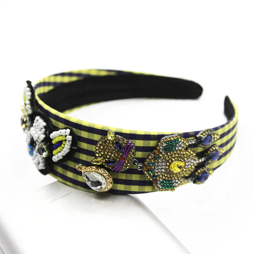 Роскошные Винтаж барокко Стиль queen Корона хрустальные цветы Hairband свадебные аксессуары для волос для женщин волос Ювелирные украшения для волос