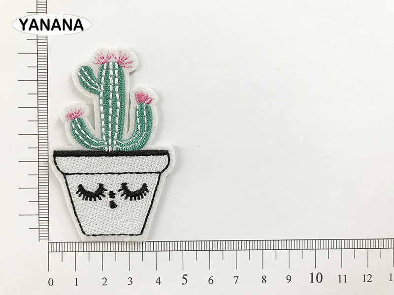23 цвета Высокое качество кактус мексиканский кактус нашивка цветы для одежды Железная или пришить на одежду DIY одежды значок