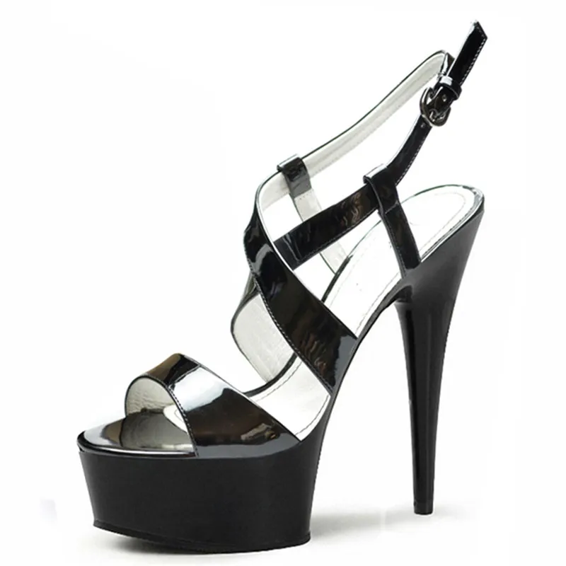 Summer ladies sandals hot style color club shoes, 15 cm high heels, 6 inches club dance shoes