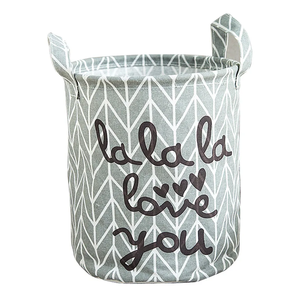 

23* 23* 26cm Storage Basket Foldable MutiColors Bin Closet Toy Box Container Organizer Fabric Baskets Dropshipping Sep11