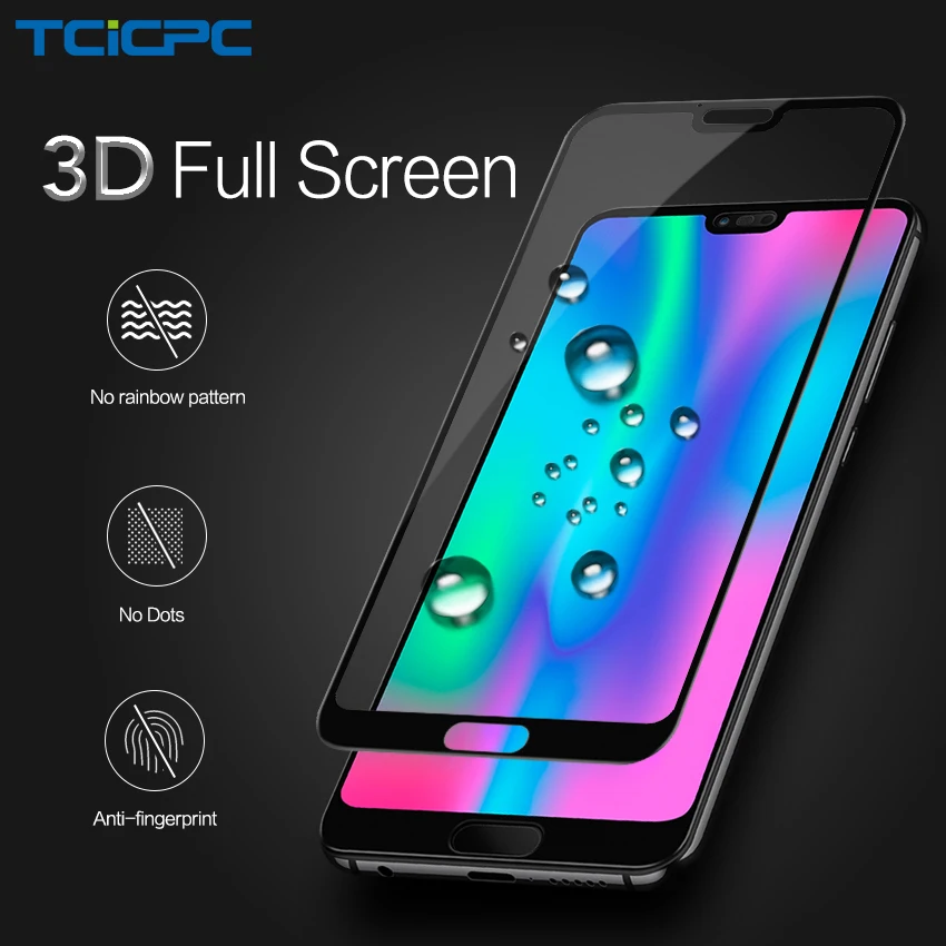TCICPC стекло для Honor 10 Lite закаленное 3D полное покрытие Защитное huawei V10 View Защитная