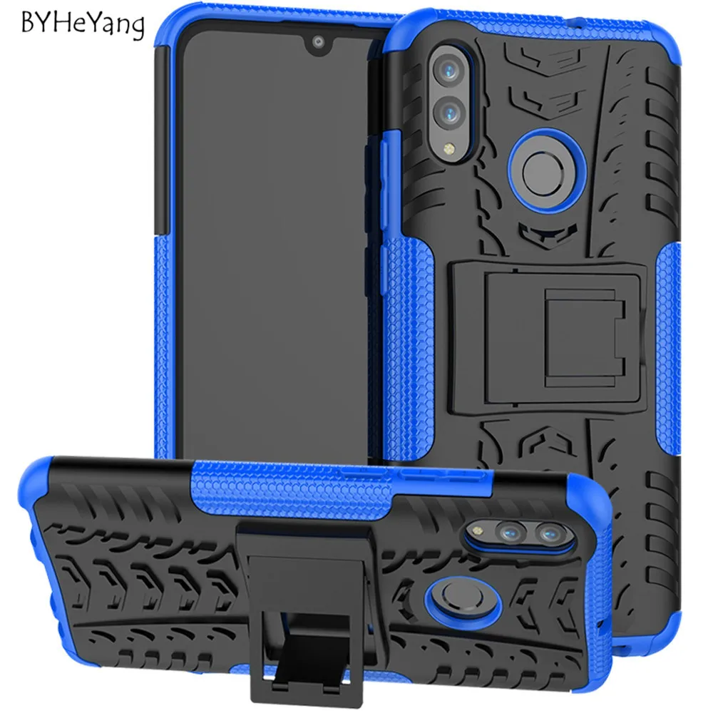 

For Huawei P Smart 2019 Case Huawei P Smart 2019 Cover TPU & PC Silicone Dual Armor Back Cover for Huawei P Smart 2019 Fundas