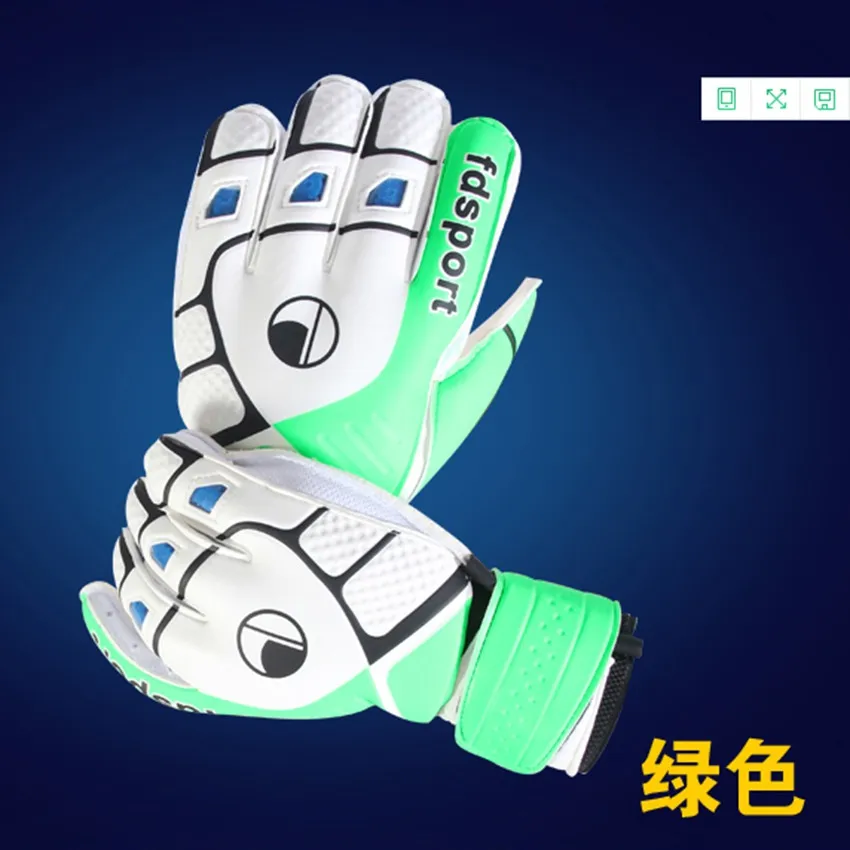 Tailandesa do Refere-se a Adulto Luvas de Goleiro Luvas de Goleiro com Cuidado Jogo de Futebol Versão Látex Cuidado Não-deslizamento Treinamento com 4 de goleiro látex luvas de goleiro com