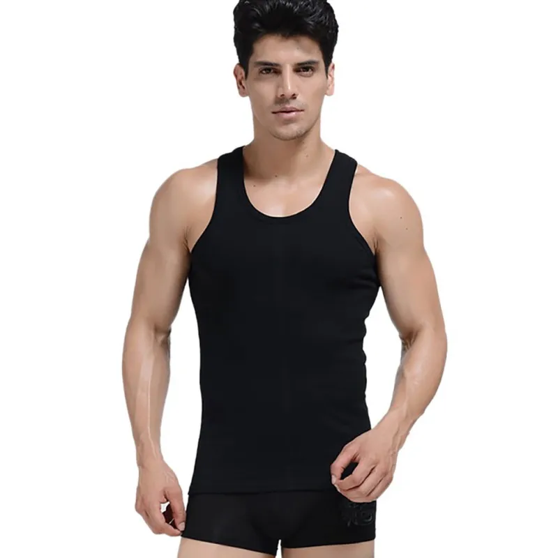 New Gentleman close fitting vest fitness elastic breathable H type all
