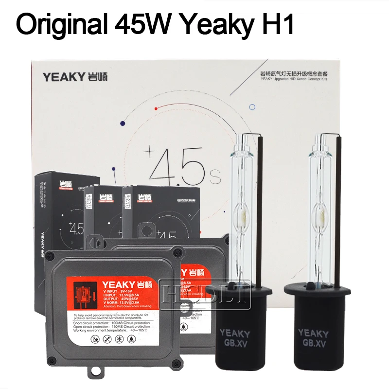 HCDLT Ultra Bright 45W 5500K Yeaky Bulb HID Kit Xenon H1 H11 HB3 9006 HB4 9006 H7 Car Light Xenon Yeaky Fast Bright Ballast Kit (1)