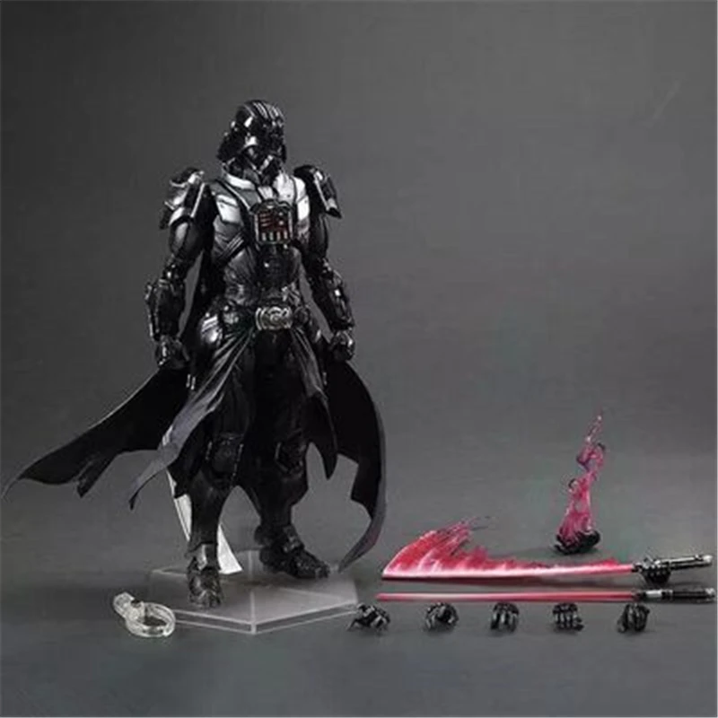 Play Arts PA Star Wars фигурка Дарта Вейдера ПВХ Фигурки Коллекционная модель игрушки 27 см