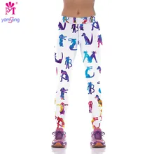 2016 New Brand Capris Leggings High Waist Floral Printing Pants Lady s Fitness Casual Pants Wear