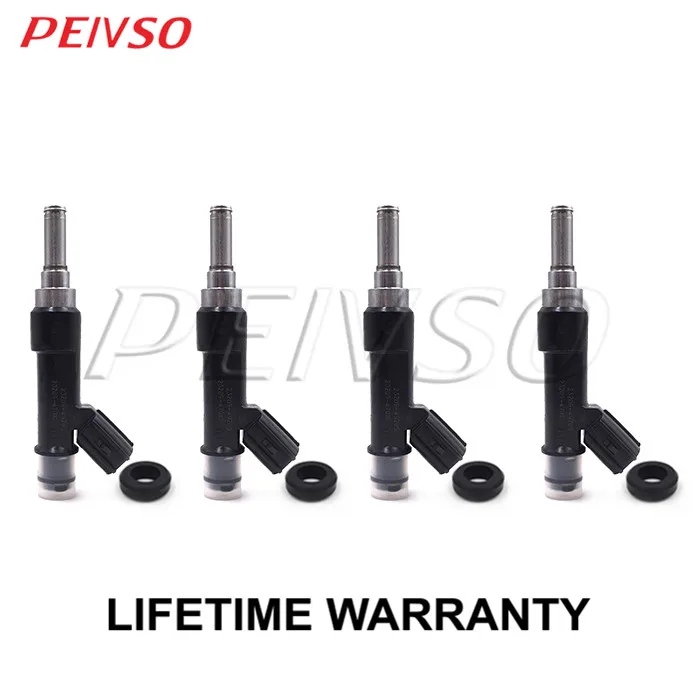 

PEIVSO 4pcs 23250-47010 23209-49205 0280158213 Fuel Injector For TOYOTA EU/NA YARIS HYBRID 05~11 URBAN CRUISER 09~16 1.3 1NRFE