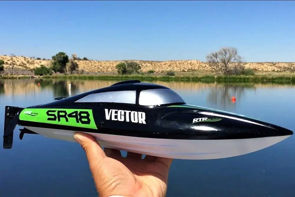 Гоночная скоростная лодка Volantex Racent Vector SR48|Радиоуправляемые лодки| |