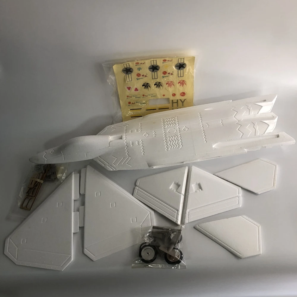 F22 Raptor edf Jet DIY Kit плоская модель RC