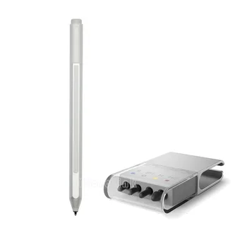

New Stylus Pen + Refill for Surface Pro 4 Silver Touch Refill Capacitive Ballpoint