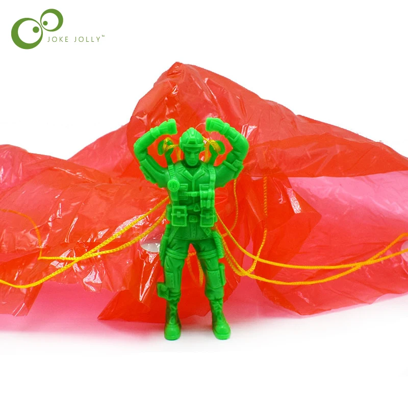 

Kids Parachute Hand Throwing Parachute Toy Play Outdoor Games Parachute With Figure Soldier Educational Toys for Children GYH