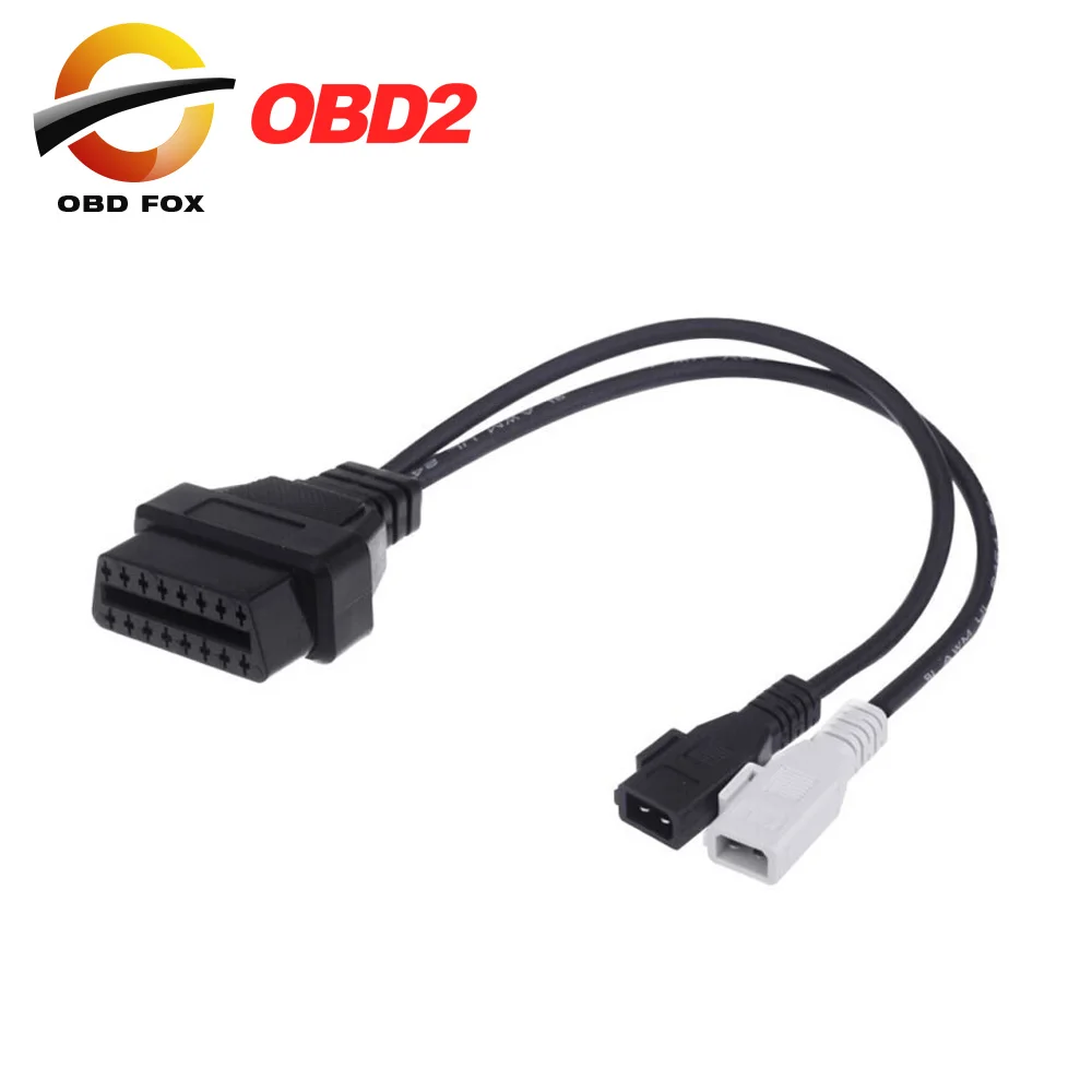 2019 для Audi Skoda VW VAG 2x2 KKL до 16 контактов OBDII OBD2 Диагностический адаптер кабель