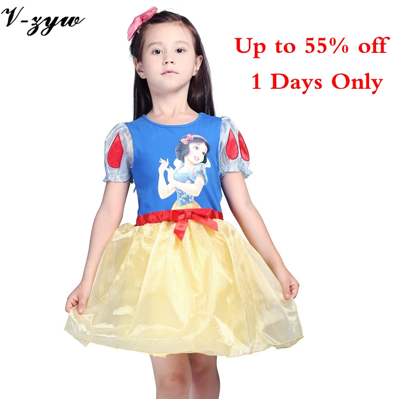 Baby Girl Dress for 5 years Snow White Queen Formal Elsa Sophia