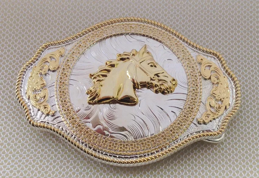

High Quality Belt Buckle With Gold Color JF-BY235 suitable for 4cm wideth belt with continous stock