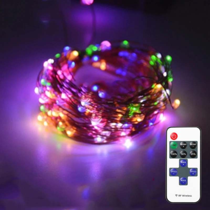 SPLEVISI 30m 300LEDs LED String Lights Outdoor Remote Control LED