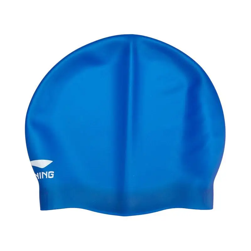 Li-Ning унисекс профессиональная шапочка для плавания s 56-60 см Силиконовая Водонепроницаемая однотонная подкладка спортивная шапочка для плавания ming ASYP032 EAMJ19 - Цвет: ASYP032-3