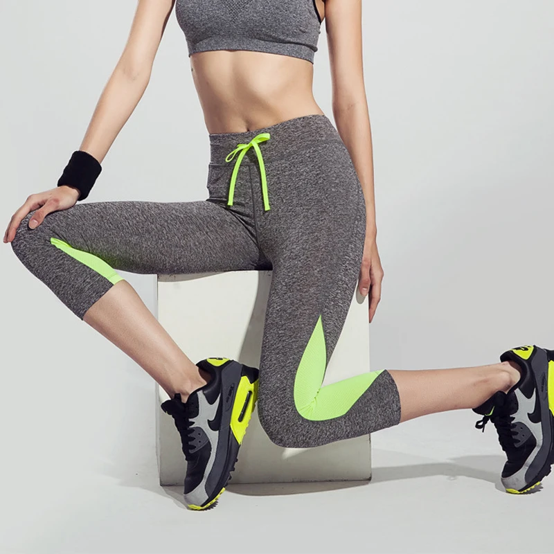 tie waist running leggings