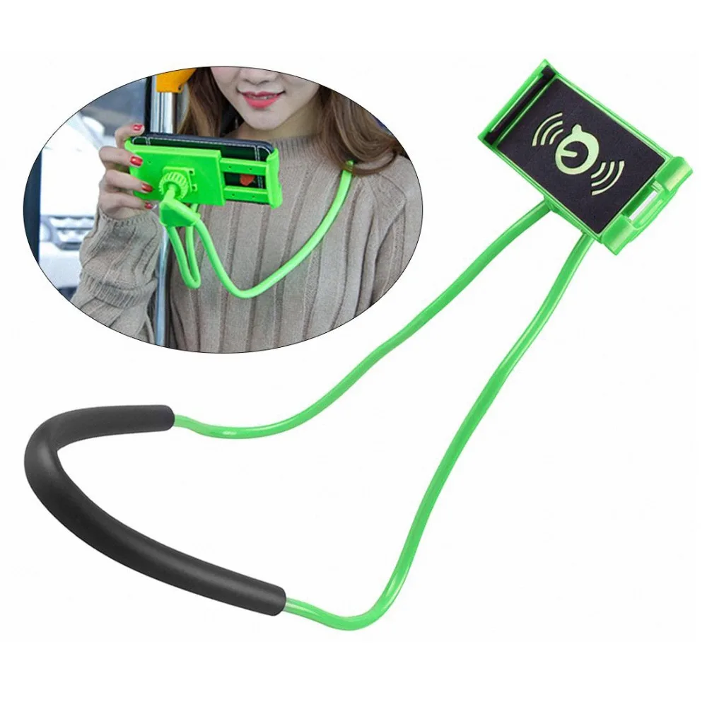 Phone Holder Lazy Hanging Neck Tablet Stand Necklace Cellphone Support Bracket for Samsung iphone Xiaomi Universal Stands |
