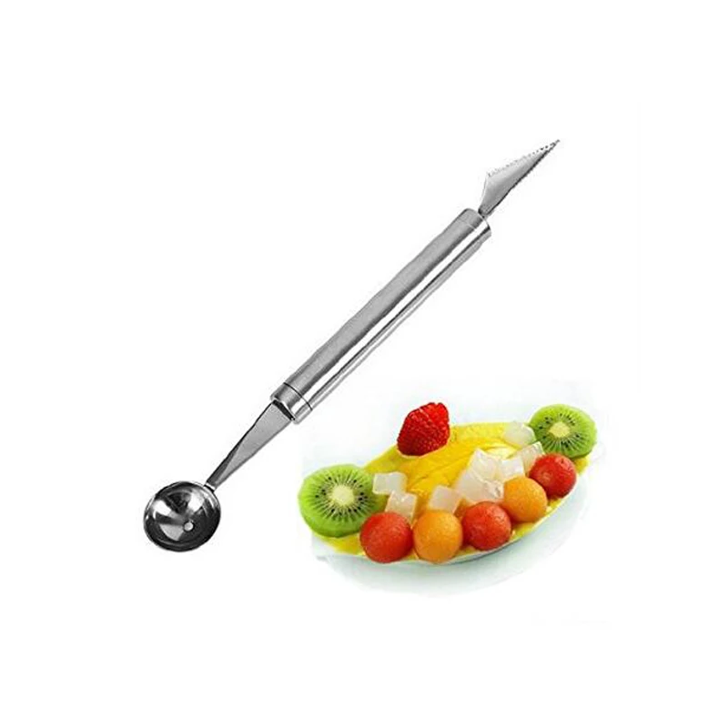 Маленький нож для фруктов ложка для вырезания шариков инструменты для украшения мороженое своими руками совок для мячей ложка шарика Diy Ассорти Холодных Блюд инструмент