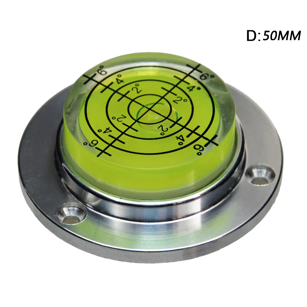 

KACY 1pc Aluminum Metal Case Bullseye Level Spirit Level