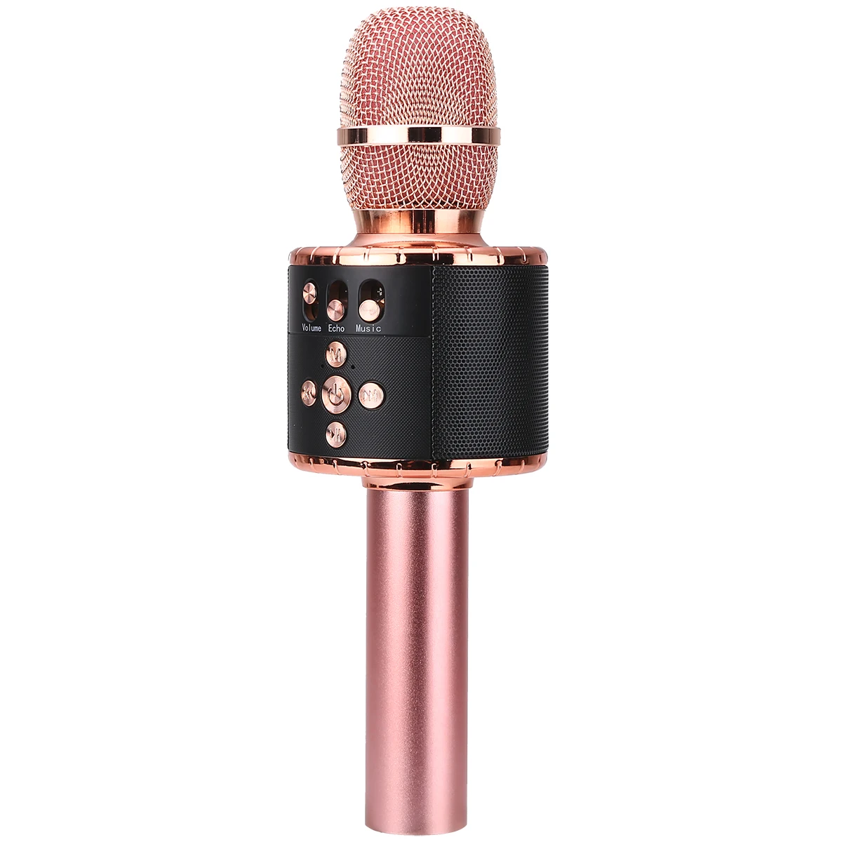 Professional Karaoke Wireless Bluetooth Microphone 4in1 Portable Handheld LED Lights USB Speaker Microphone for Home KTV