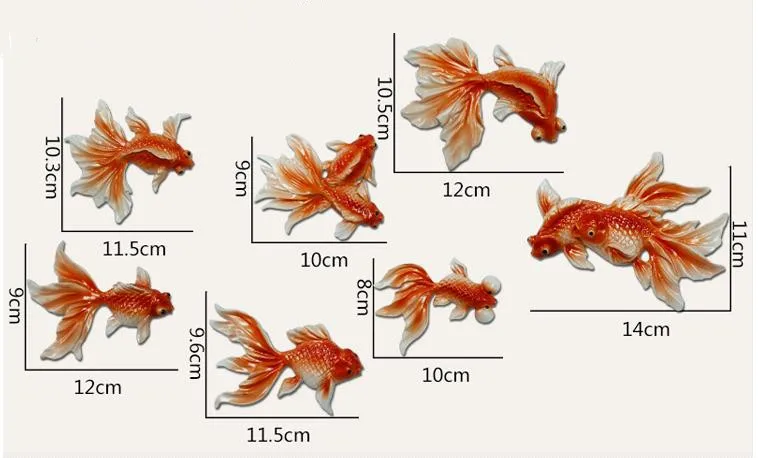 Красивые золотые рыбки, креативный Средиземноморский стиль, настенный Декор для дома