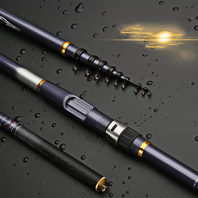 

High Quality Carbon 3.6m 4.5m 5.4m 6.3m Telescopic Fishing Rod Ultra Light Rod Fish Fishing Tackle Sea Rod Spinning Fishing Pole